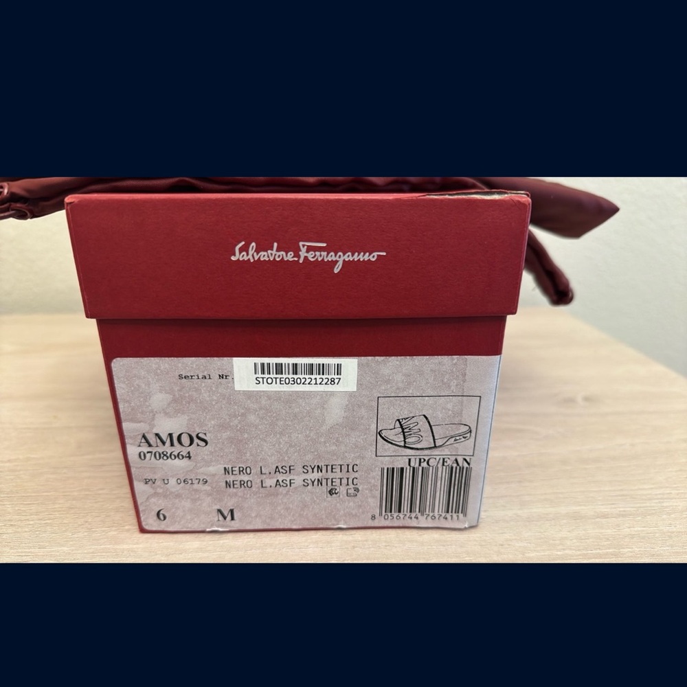 Salvatore Ferragamo Nero Men's Sandals